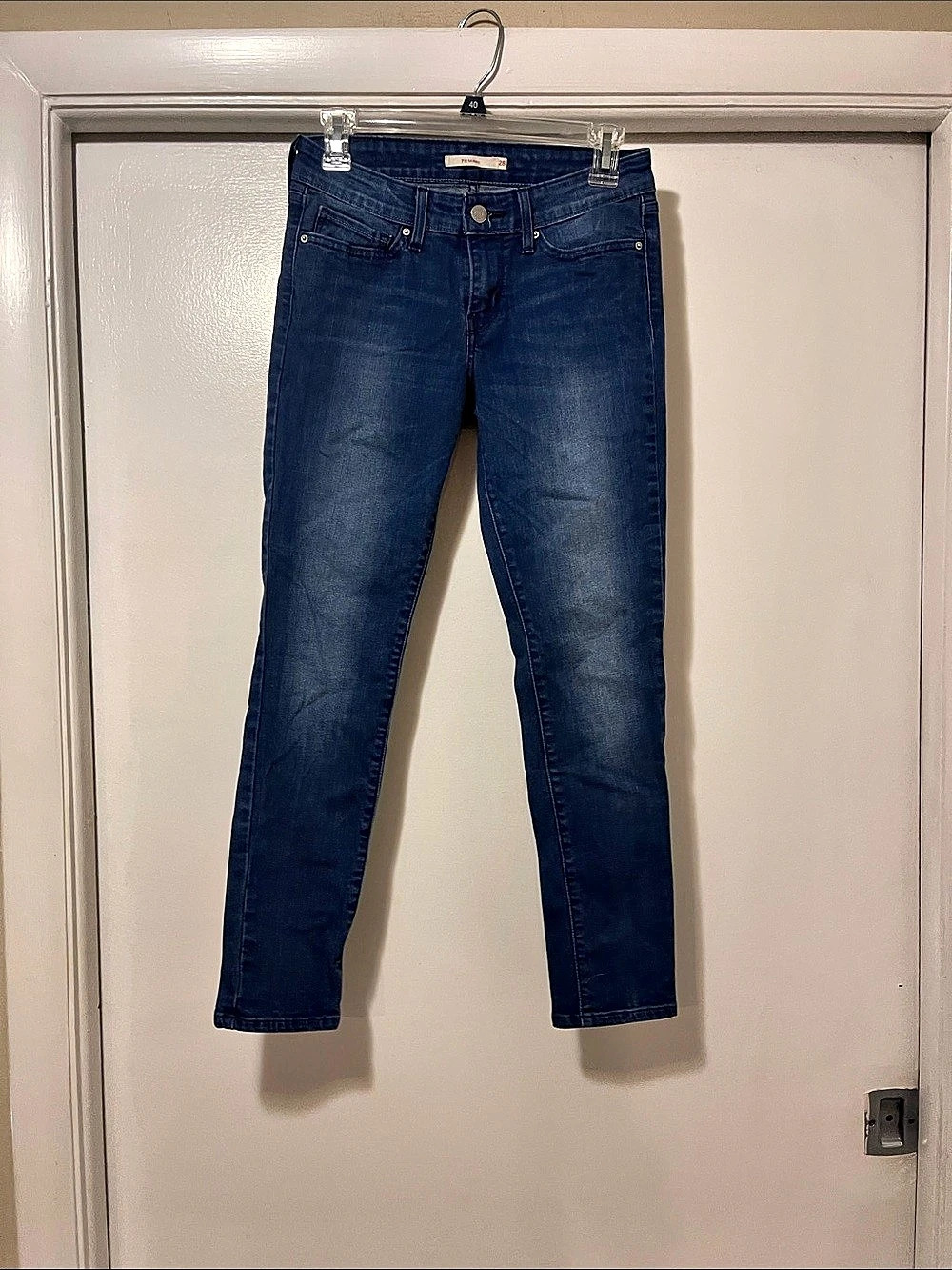 Levi's 711 Skinny Jeans in Blue Waist 28 X30